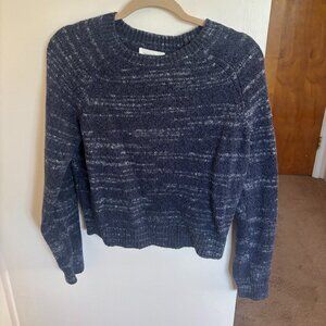 Treasure & Bond Heathered Navy Crewneck Sweater | Women’s Medium